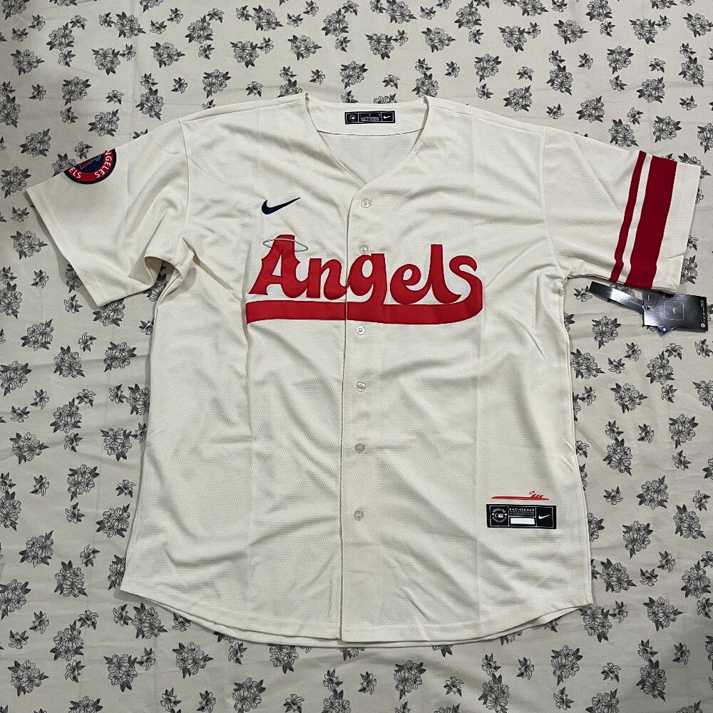 MLB Los Angeles Angels Cream Jersey